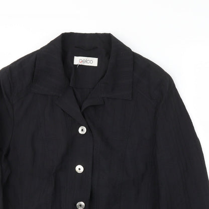 Womens UK Size 14 Gelco Black Jacket