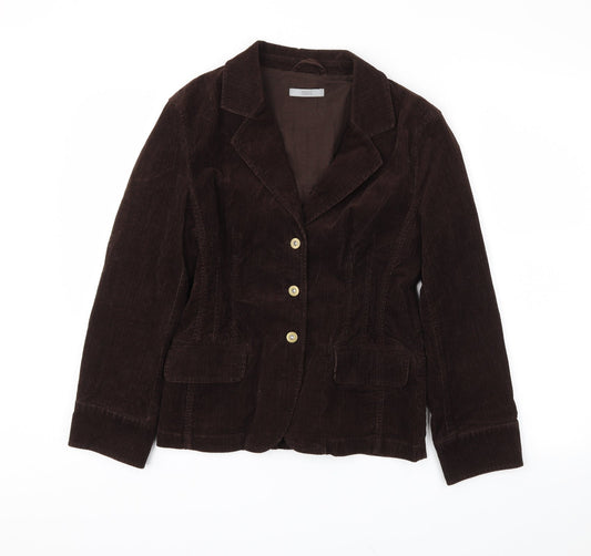 Womens UK Size 10 M&S Brown Jacket