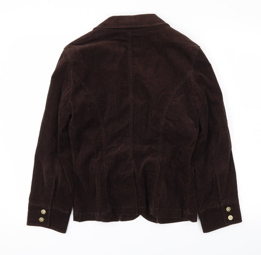 Womens UK Size 10 M&S Brown Jacket