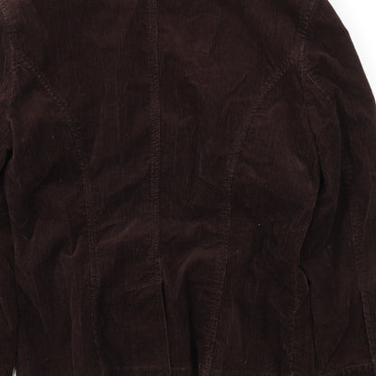 Womens UK Size 10 M&S Brown Jacket