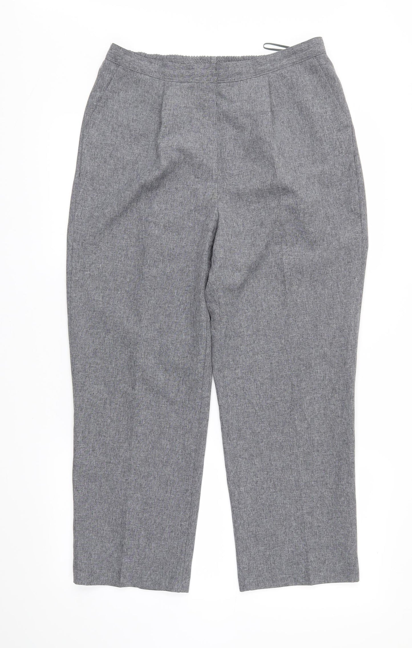 Womens UK Size 14 Bonmarché Regular Fit  Grey Trousers