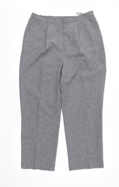 Womens UK Size 14 Bonmarché Regular Fit  Grey Trousers