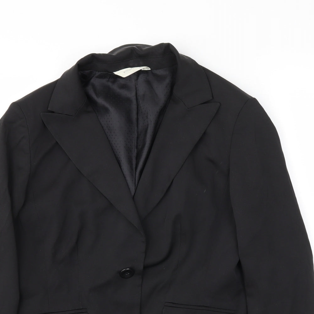 Womens UK Size 12 Woolworths Black Jacket