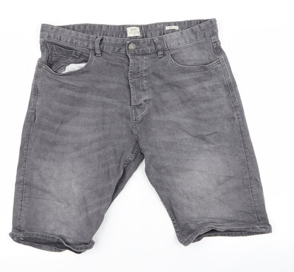 Womens UK Size 36 Preworn Regular Fit Biker Shorts