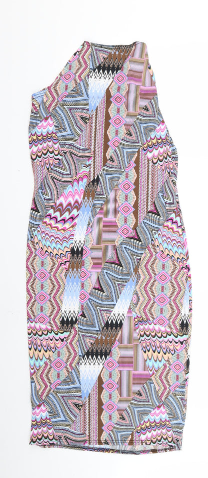 Preworn Womens Pink Paisley  Sheath  Size 10