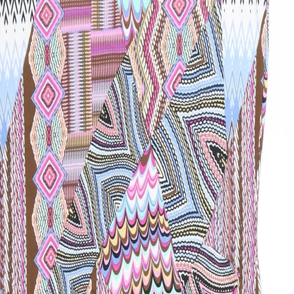 Preworn Womens Pink Paisley  Sheath  Size 10