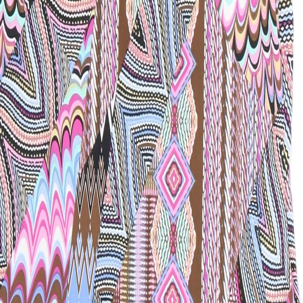 Preworn Womens Pink Paisley  Sheath  Size 10