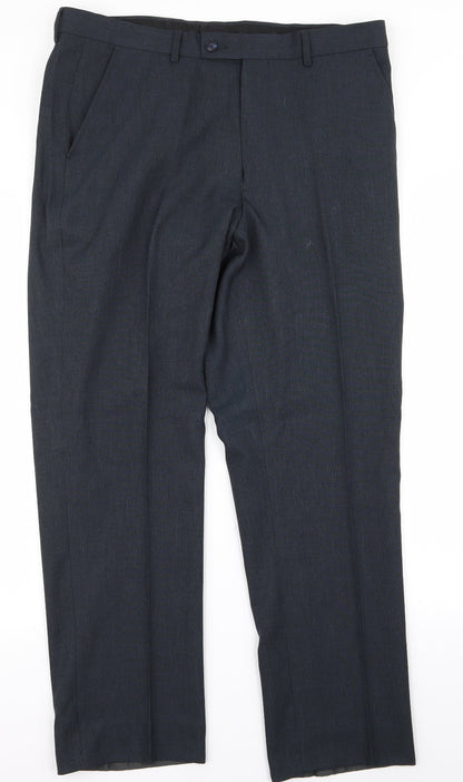 Womens UK Size 31 in Preworn Regular Fit  Black Trousers