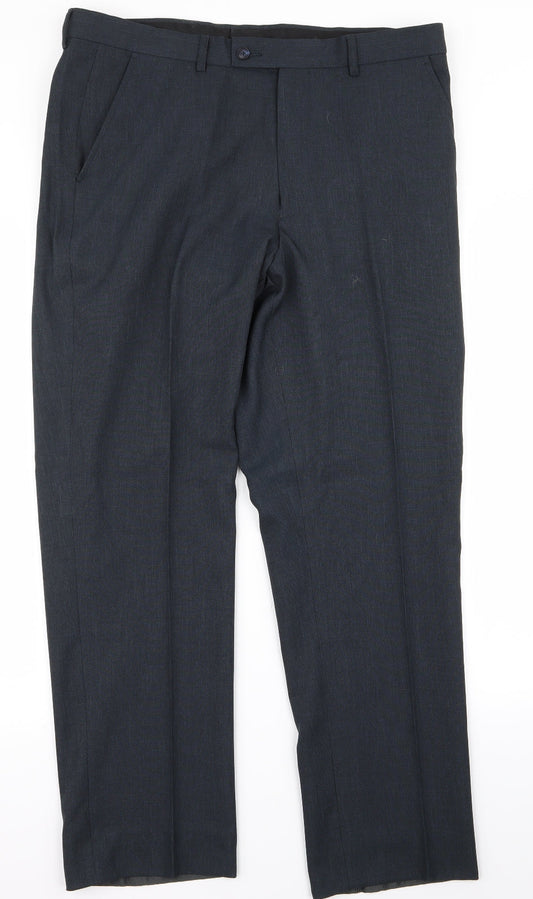 Womens UK Size 31 in Preworn Regular Fit  Black Trousers