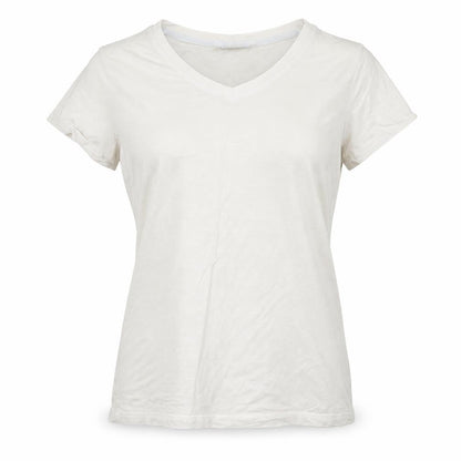 Womens UK Size M Preworn White Basic T-Shirt
