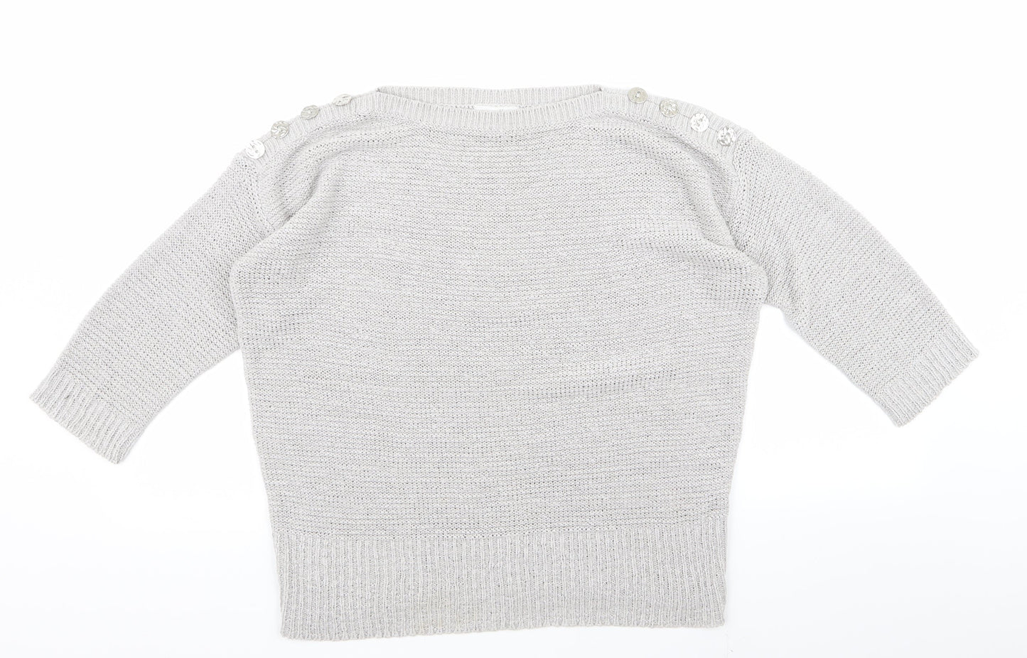 Wallis Womens Grey   Pullover Jumper Size M