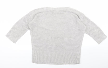 Wallis Womens Grey   Pullover Jumper Size M