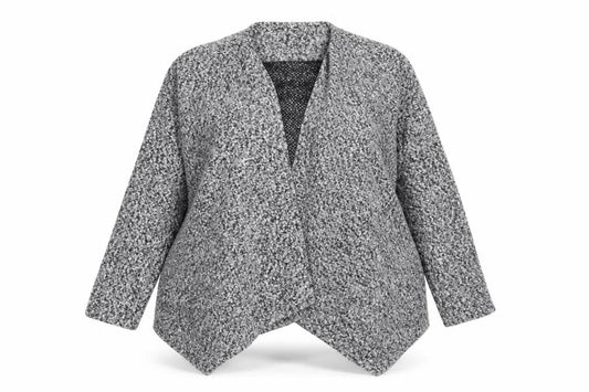 Womens UK Size 14 m&s Grey Overcoat