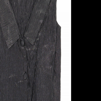 KRISS Womens Grey   Basic Button-Up Size L