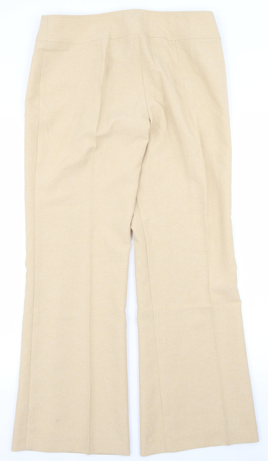 Womens UK Size 10 For Women Regular Fit  Beige Trousers