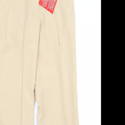 Womens UK Size 10 For Women Regular Fit  Beige Trousers