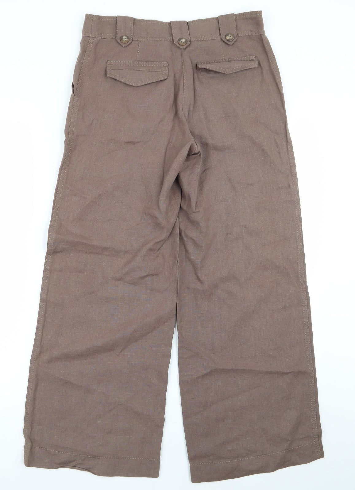 limted Womens Brown   Trousers  Size 8 L27 in