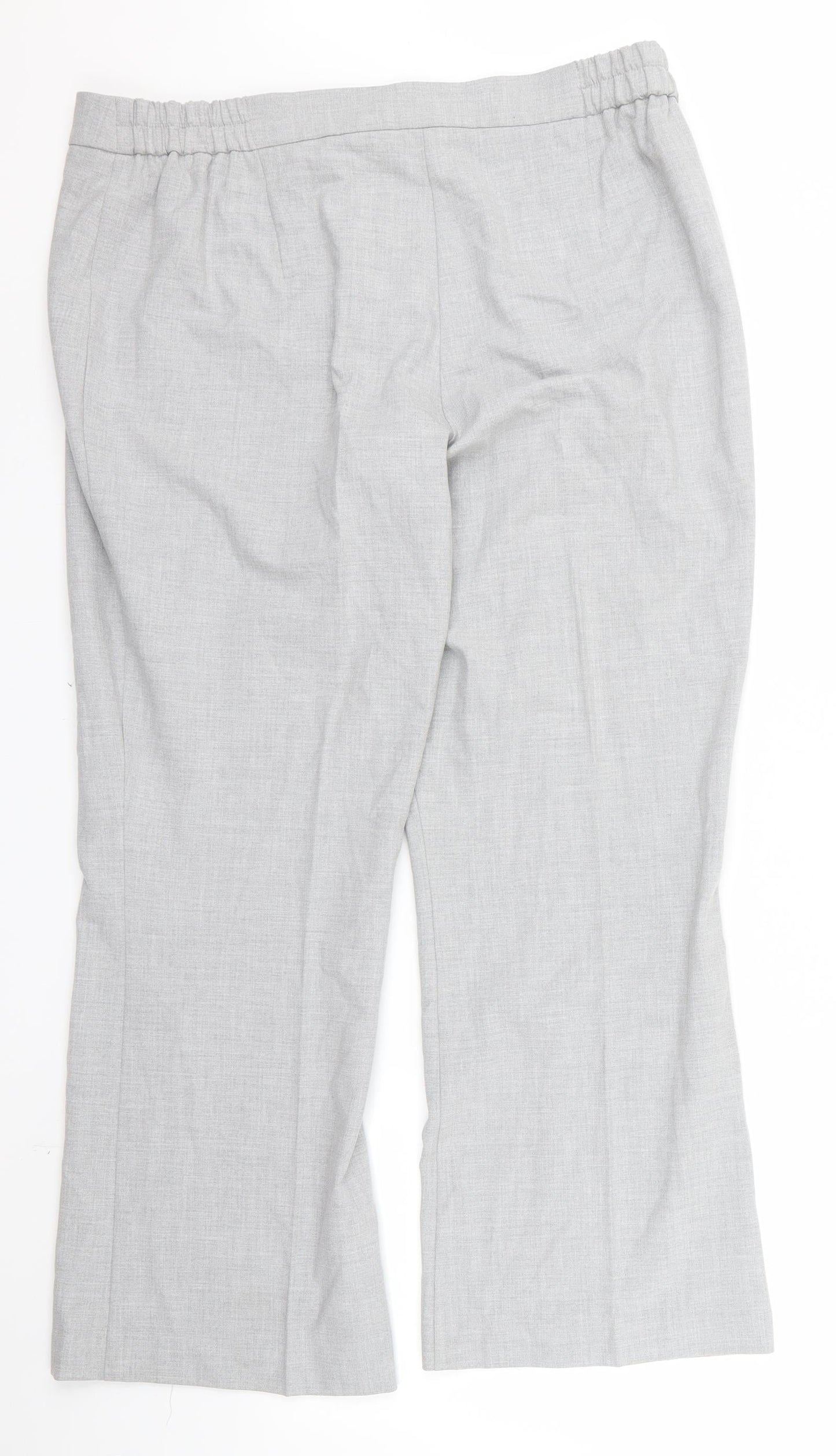 Womens UK Size 16 Preworn Regular Fit  Grey Trousers