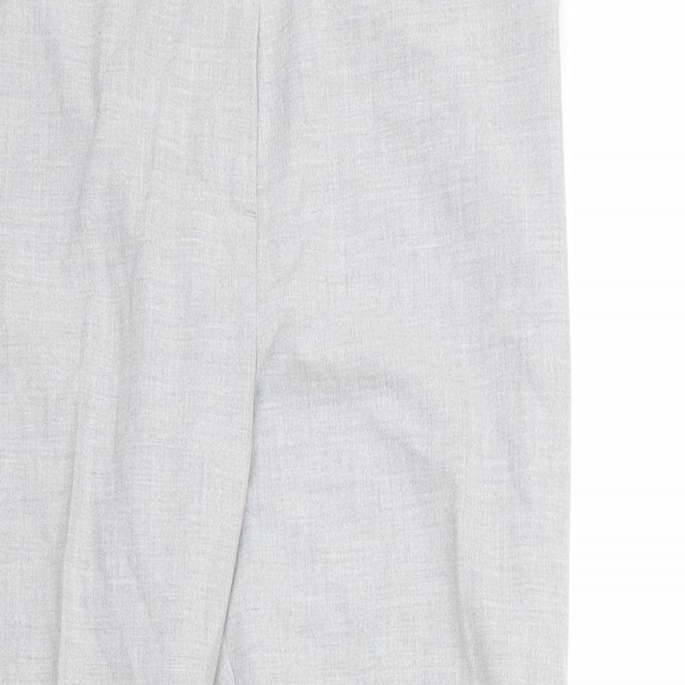 Womens UK Size 16 Preworn Regular Fit  Grey Trousers