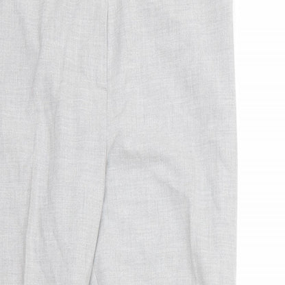 Womens UK Size 16 Preworn Regular Fit  Grey Trousers