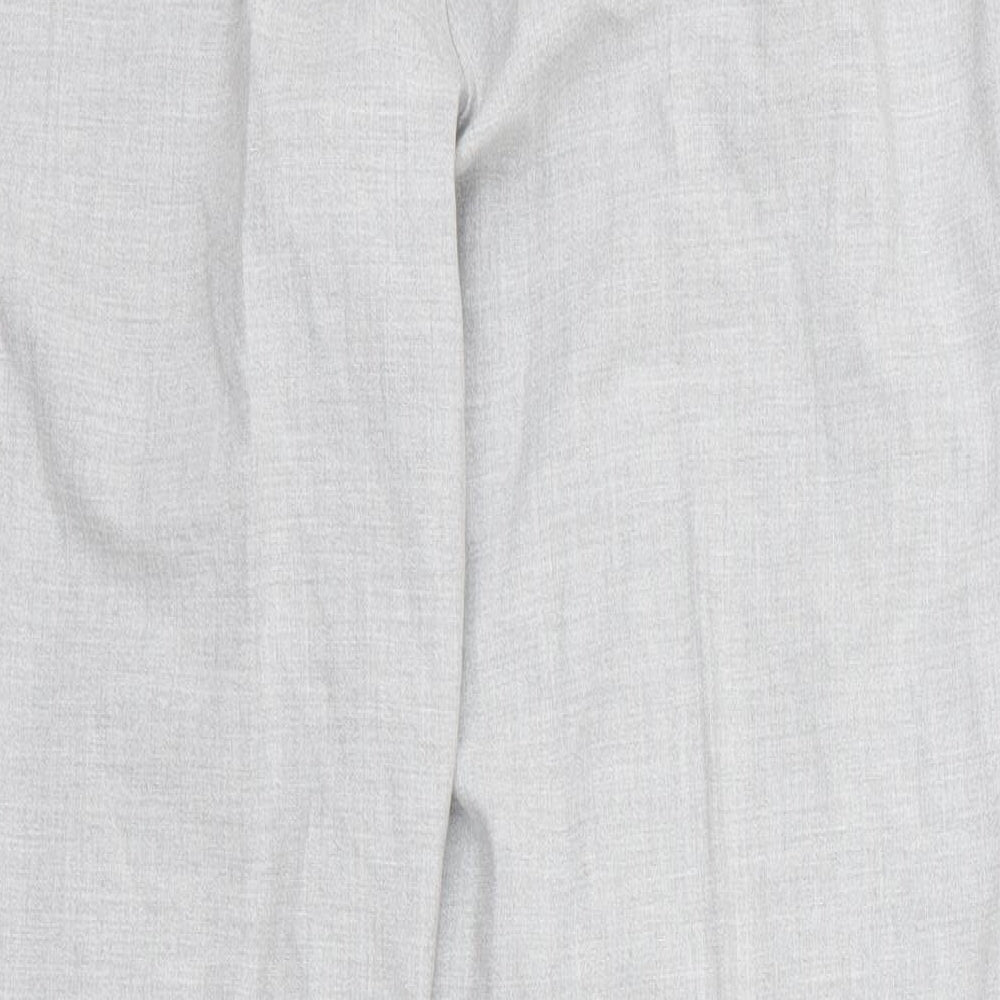 Womens UK Size 16 Preworn Regular Fit  Grey Trousers