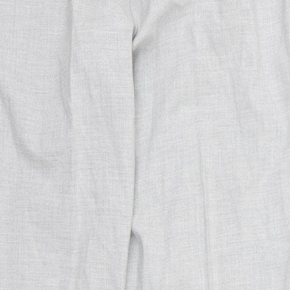 Womens UK Size 16 Preworn Regular Fit  Grey Trousers