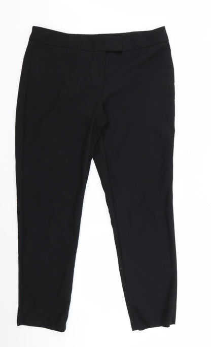 George Womens Black   Trousers  Size 16 L27 in - vv