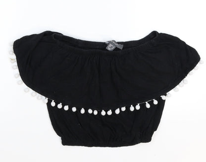 Primark Womens Black   Cropped Tank Size 6