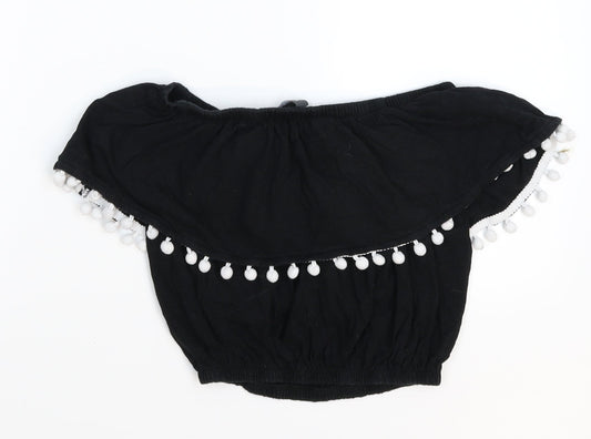 Primark Womens Black   Cropped Tank Size 6