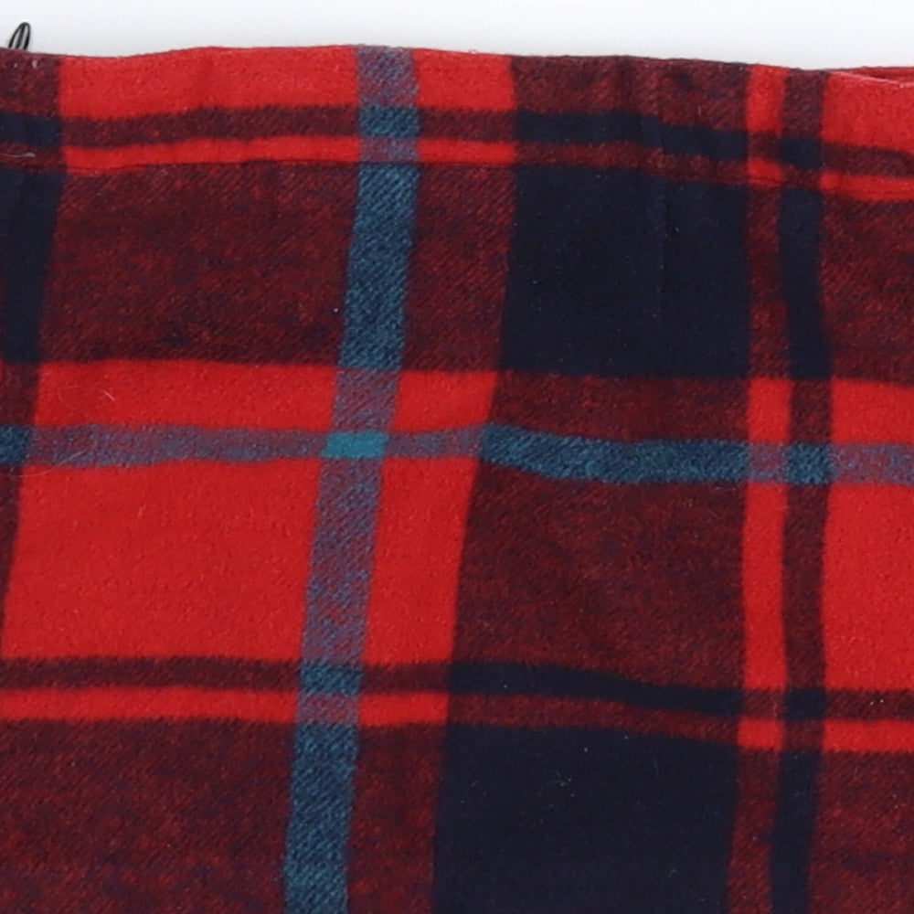 NEXT Girls Red Check  Mini Skirt Size 4 Years