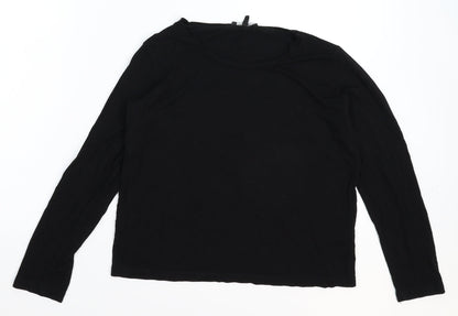 Boohoo Womens Black   Basic T-Shirt Size 8