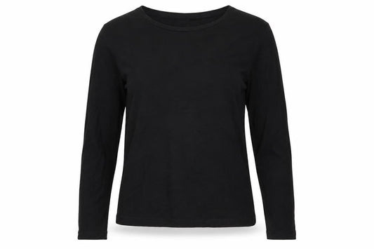 Womens UK Size 8 Boohoo Black Basic T-Shirt