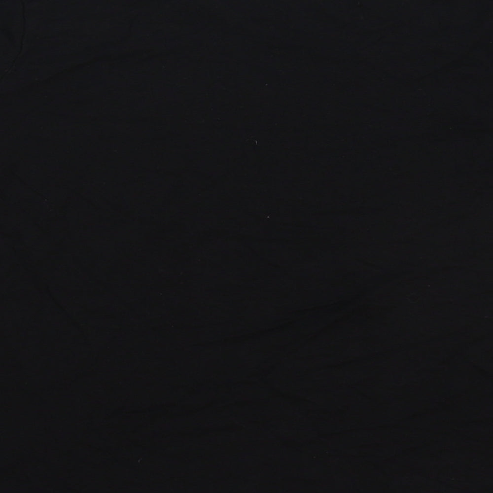 Boohoo Womens Black   Basic T-Shirt Size 8