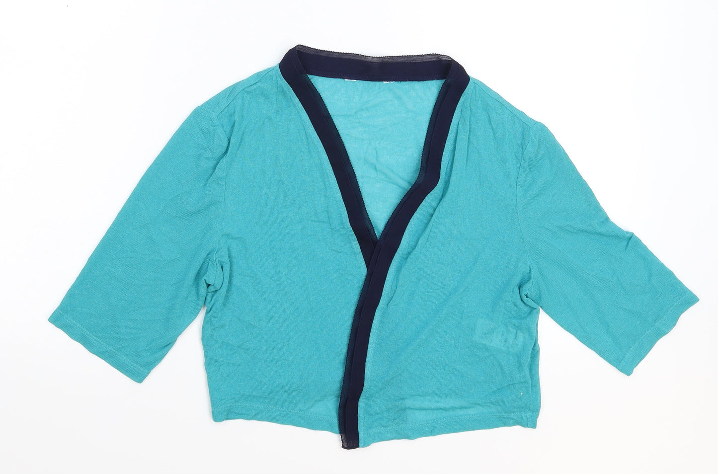 Per Una Womens Green  Knit Cardigan Jumper Size 12