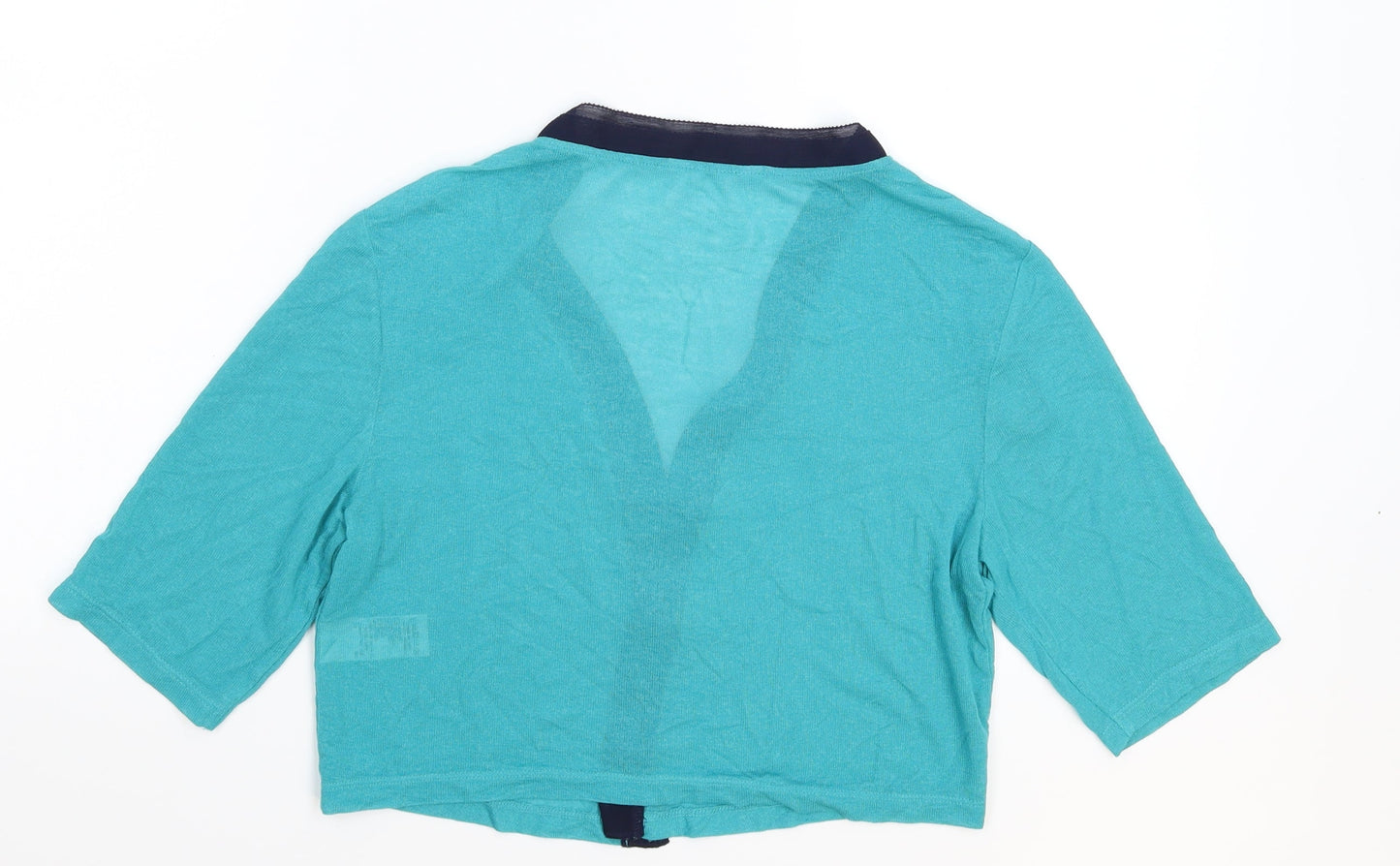 Per Una Womens Green  Knit Cardigan Jumper Size 12