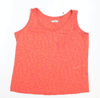 Womens UK Size 18 JD Williams Orange Basic Tank
