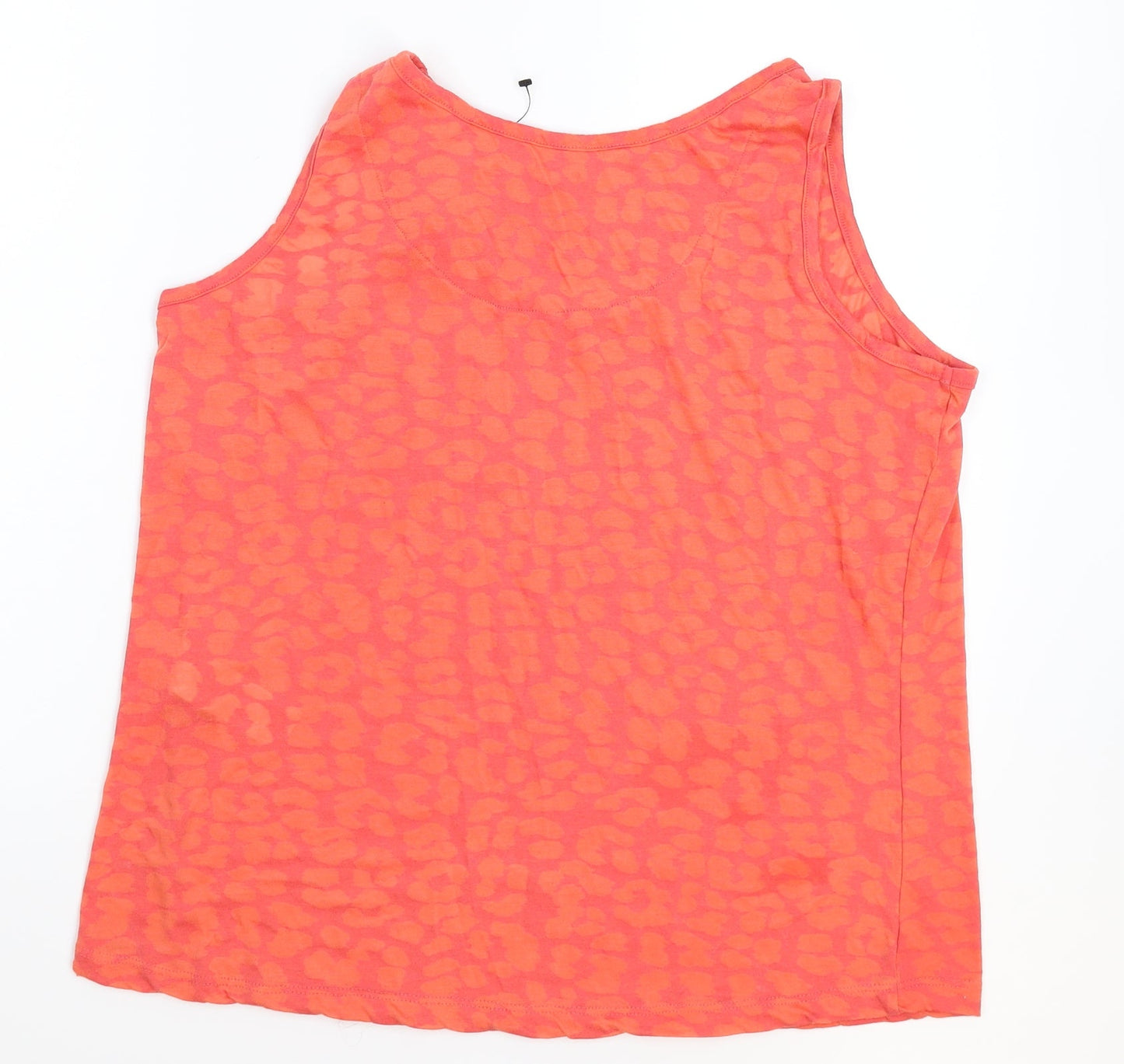 Womens UK Size 18 JD Williams Orange Basic Tank