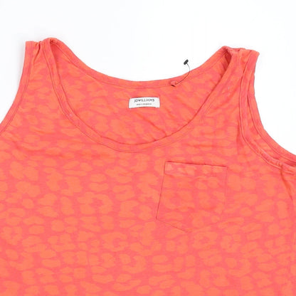 Womens UK Size 18 JD Williams Orange Basic Tank
