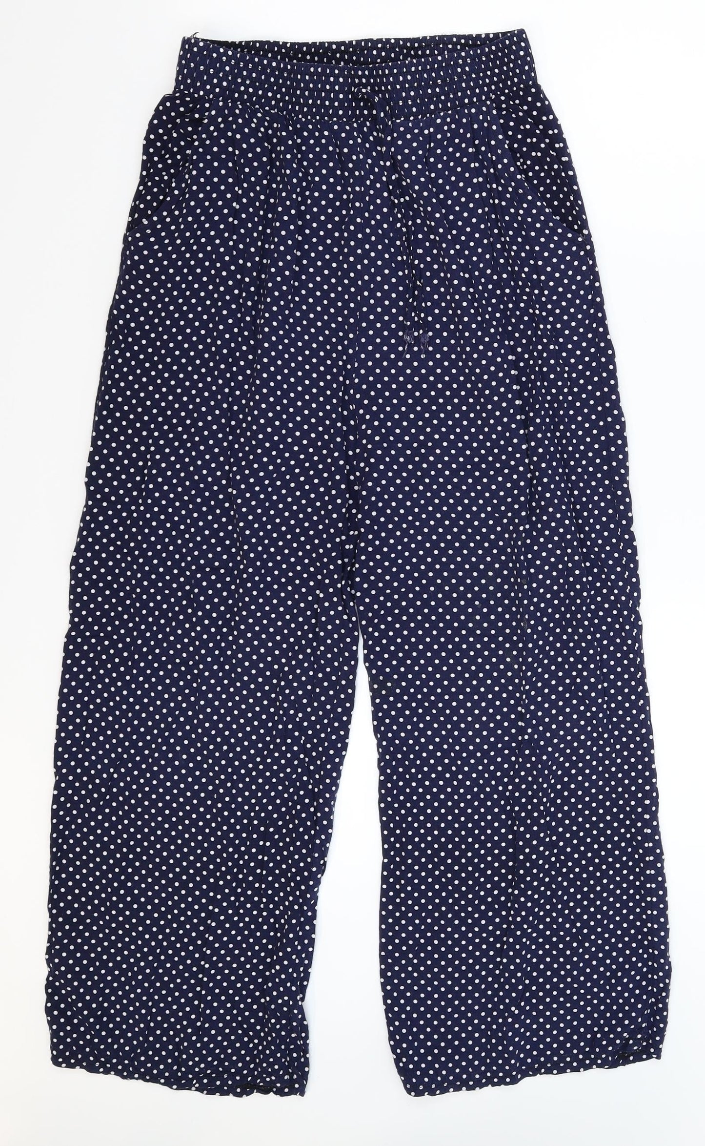 Womens UK Size L Preworn Regular Fit Sweatpants Blue Trousers