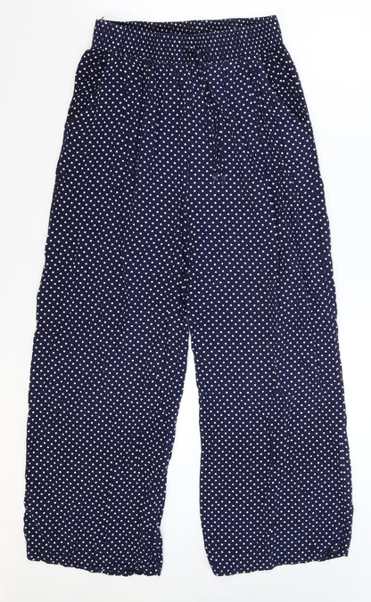 Womens UK Size L Preworn Regular Fit Sweatpants Blue Trousers