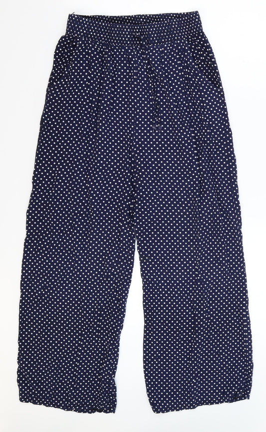 Womens UK Size L Preworn Regular Fit Sweatpants Blue Trousers