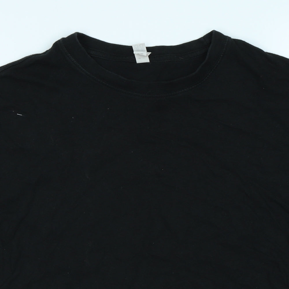 Casual Classics Womens Black   Cropped T-Shirt Size M