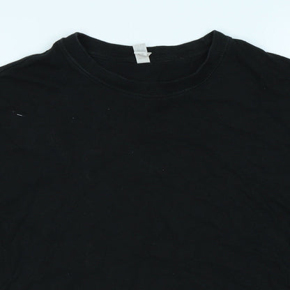 Casual Classics Womens Black   Cropped T-Shirt Size M