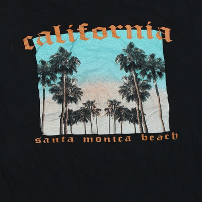 Casual Classics Womens Black   Cropped T-Shirt Size M