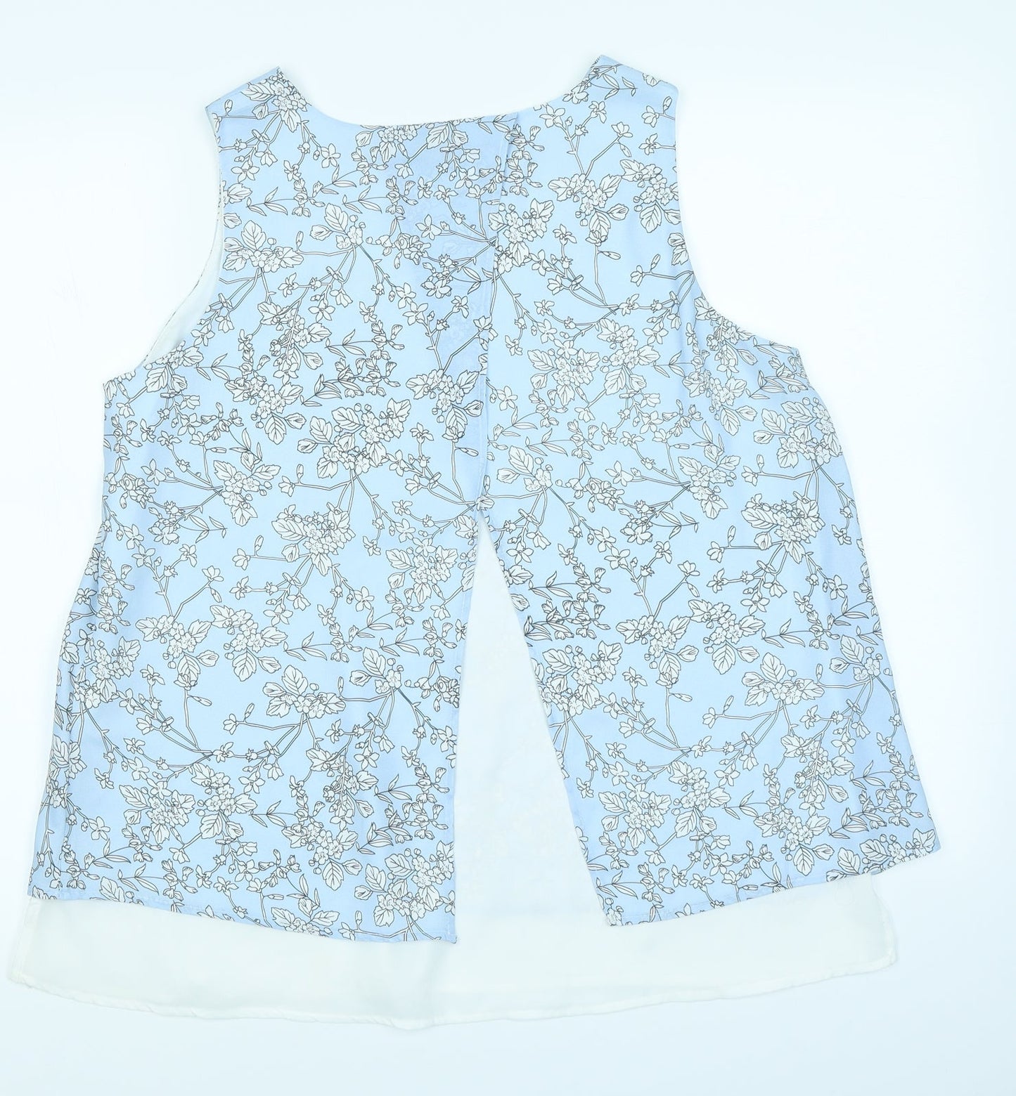 Womens UK Size S Jessica Graaf Blue Basic Blouse