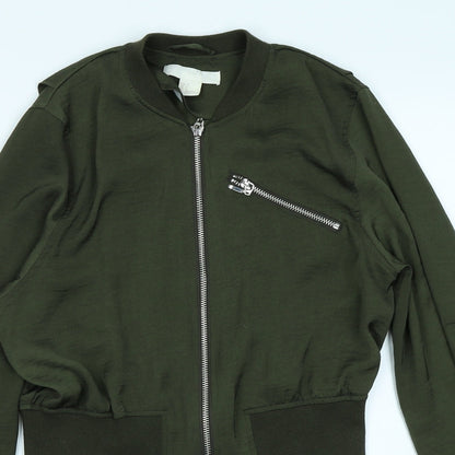 Womens UK Size 6 H&M Green Jacket
