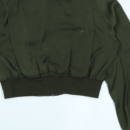 Womens UK Size 6 H&M Green Jacket
