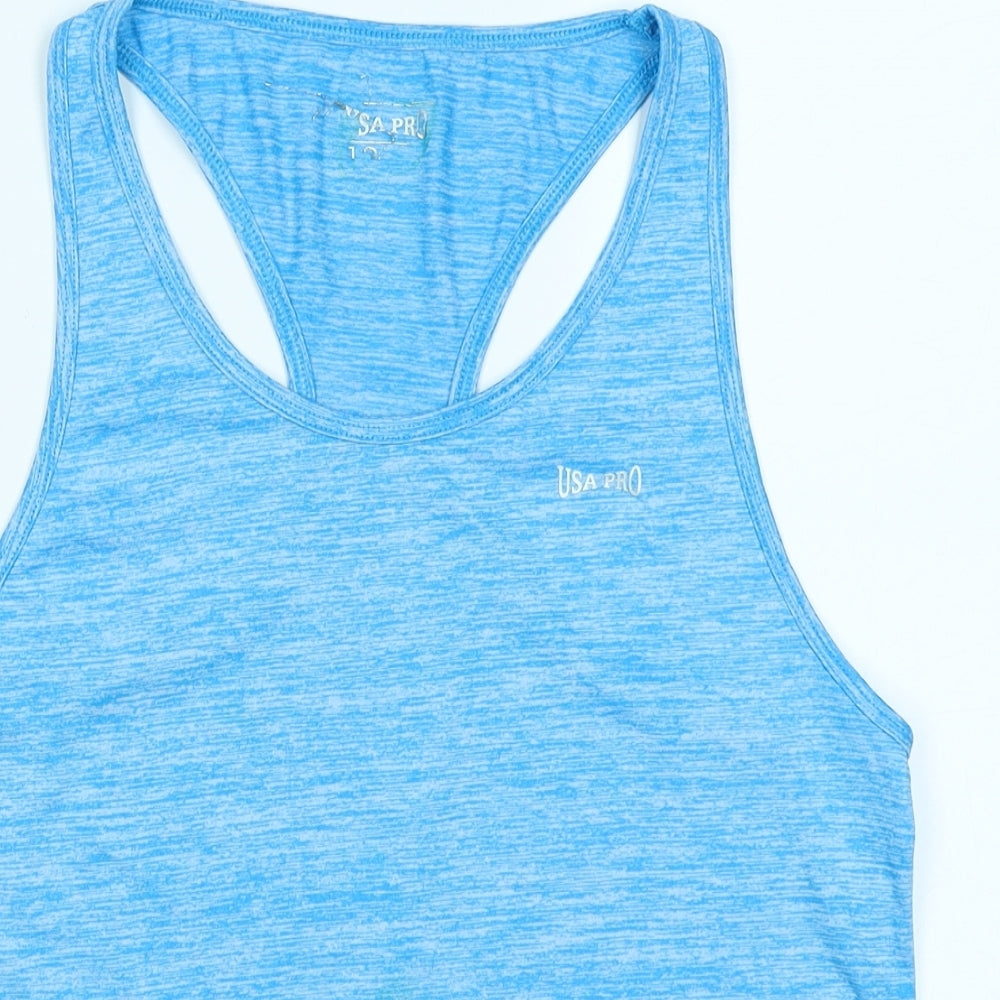 USA Pro Womens Blue   Basic Tank Size 10