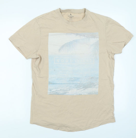 TU Mens Brown    T-Shirt Size M