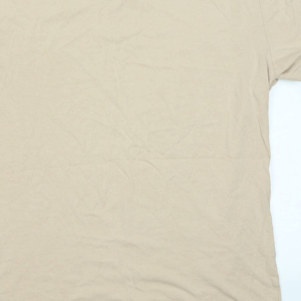 TU Mens Brown    T-Shirt Size M